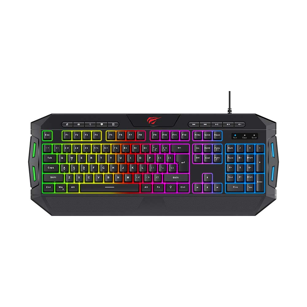 Havit KB501CM 4in1 Combo Σετ Gaming Πληκτρολόγιο με RGB φωτισμό & Ποντίκι (Αγγλικό US)