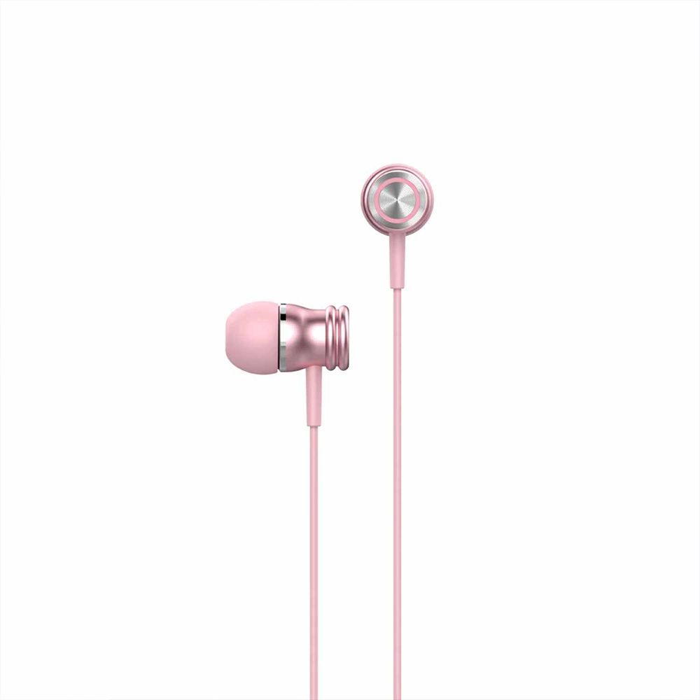 Ακουστικά Havit E303P Jack 3,5mm Ροζ