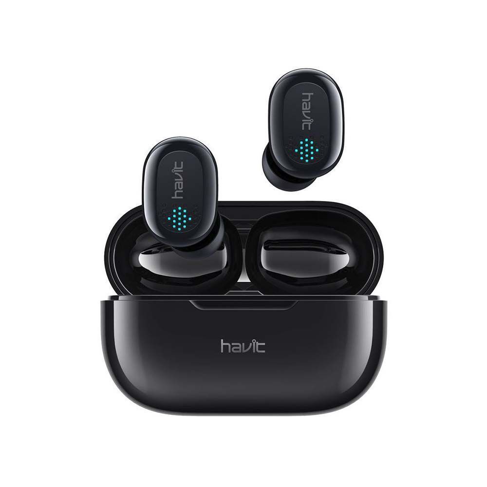 Ακουστικά Bluetooth Havit TW925 με Θήκη Φόρτισης Μαύρο