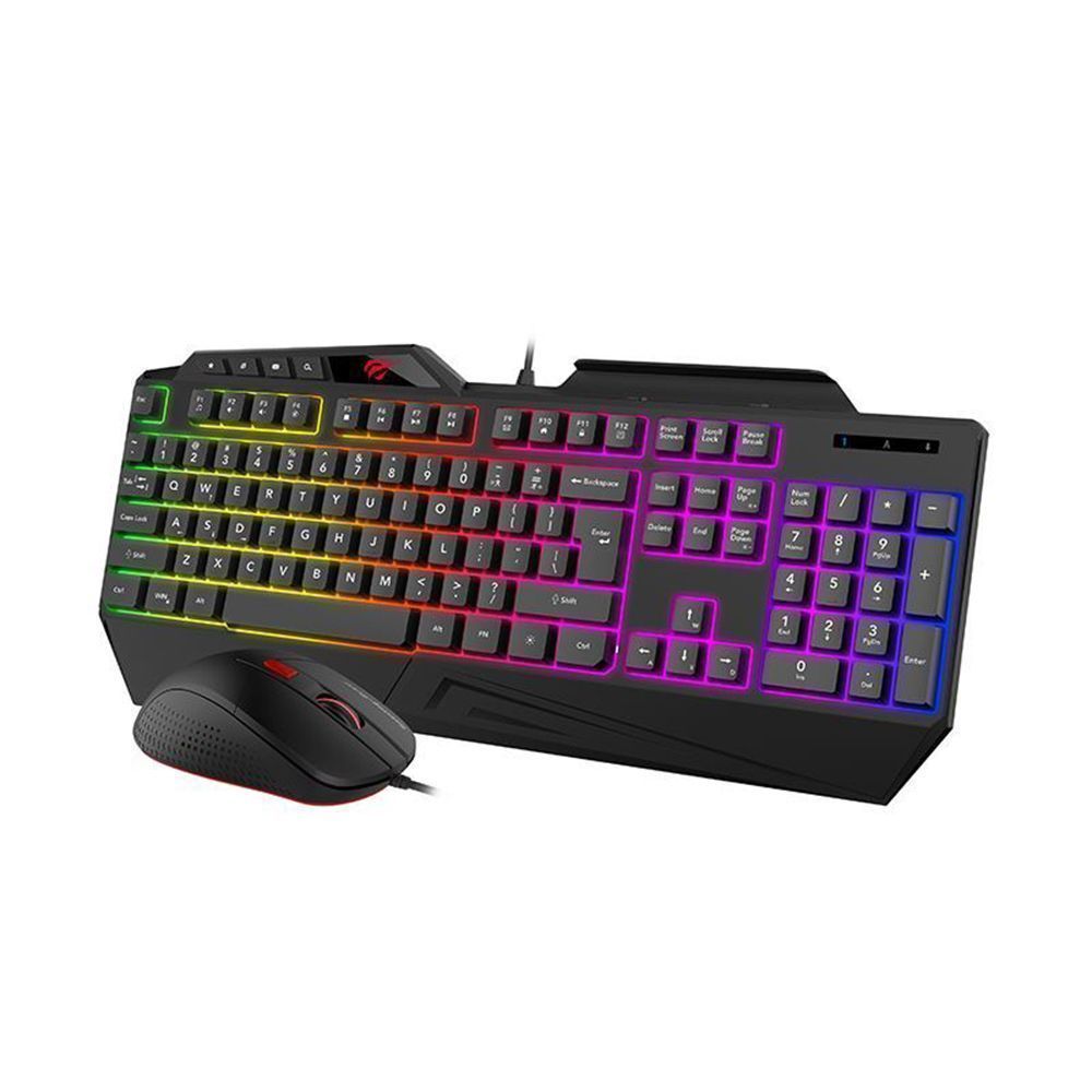 Havit KB852CM Set Σετ Gaming Πληκτρολόγιο με RGB φωτισμό & Ποντίκι (Αγγλικό US)