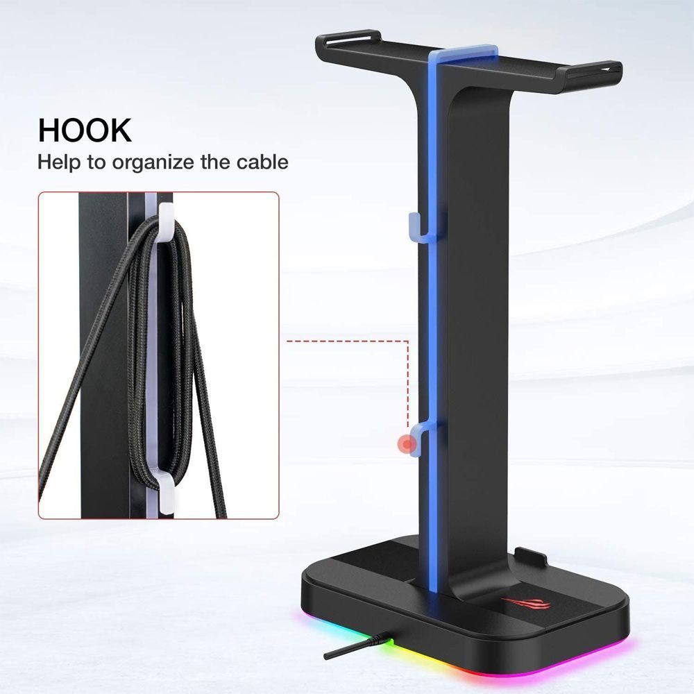 Gaming Βάση Ακουστικών Havit TH650 RGB Μαύρο