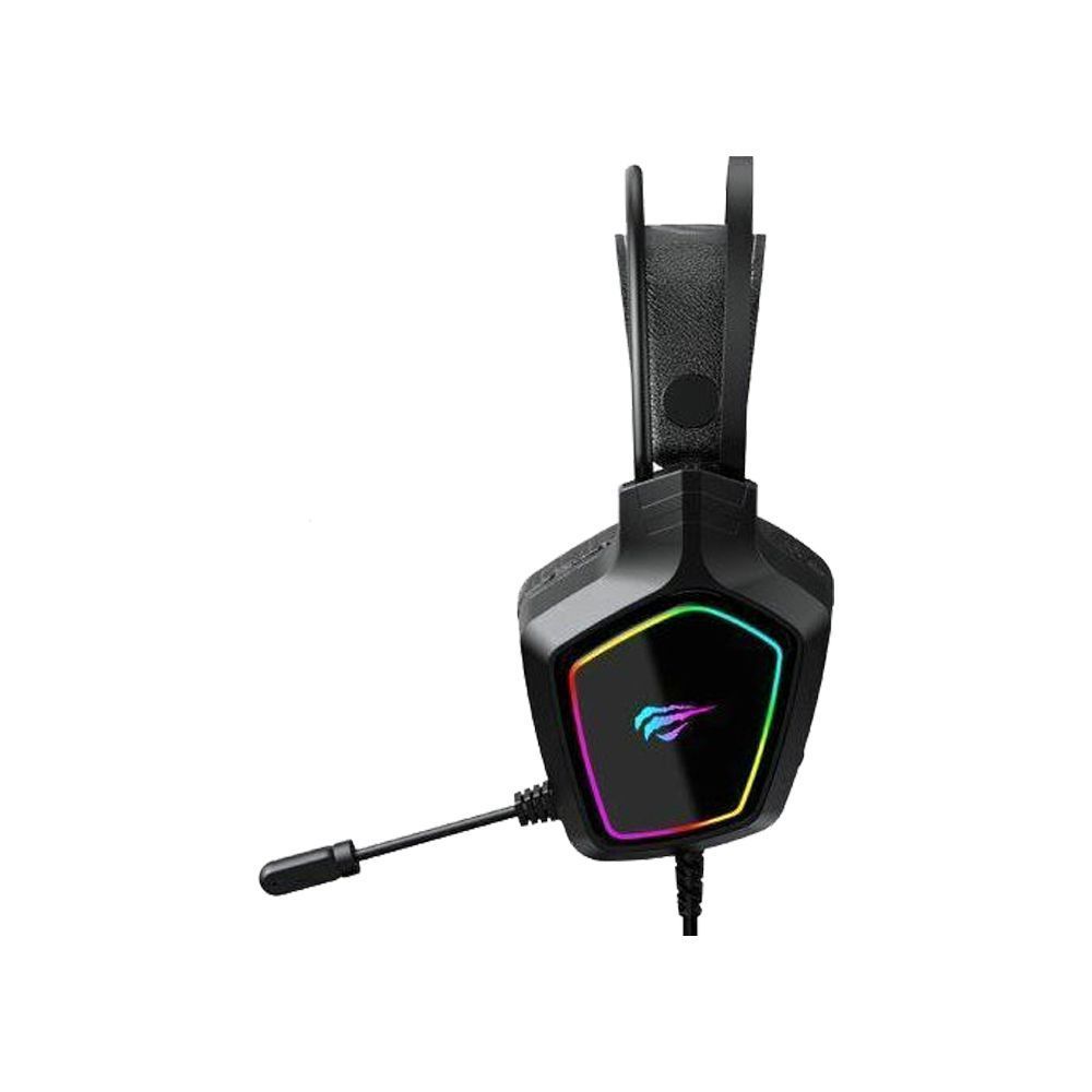 Gaming Ακουστικά Havit H656D RGB Μαύρο