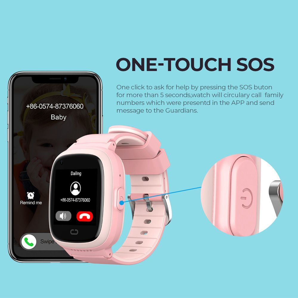 Παιδικό Ρολόι Smartwatch Havit KW11 Ρόζ