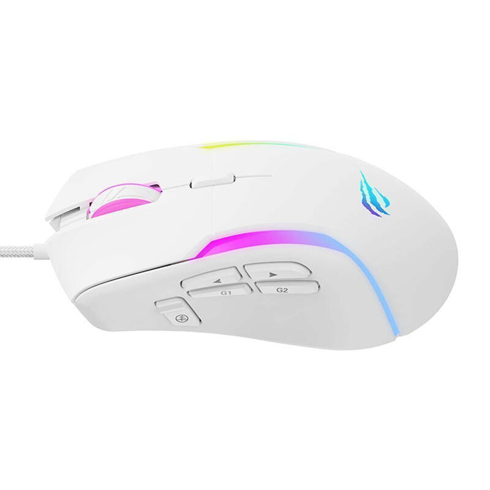Gaming Ποντίκι Havit MS1033 RGB Λευκό