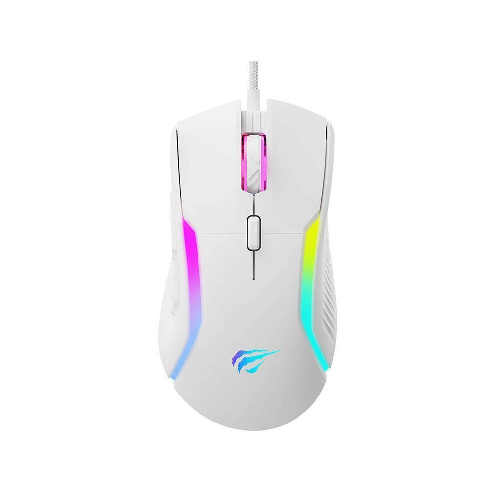 Gaming Ποντίκι Havit MS1033 RGB Λευκό