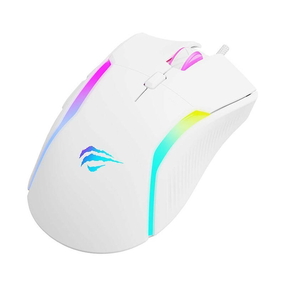Gaming Ποντίκι Havit MS1033 RGB Λευκό