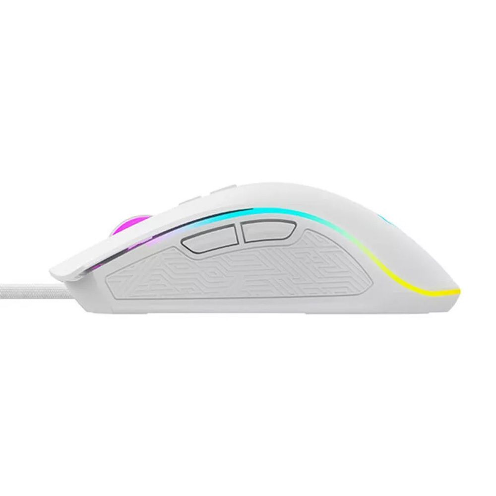 Gaming Ποντίκι Havit MS1034 RGB Λευκό
