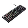 Gaming Μηχανικό Πληκτρολόγιο 60% Havit KB874L  με Custom διακόπτες και RGB φωτισμό (Αγγλικό US) Μαύρο