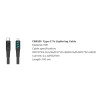 Καλώδιο Havit CB6255 USB-C / Lighting 1m με ένδειξη LED Μαύρο