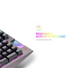 Gaming Μηχανικό Πληκτρολόγιο Havit KB872L με RGB φωτισμό (Αγγλικό US) Μαύρο