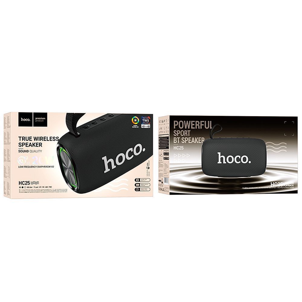 Hoco Sports Bluetooth Ηχείο HC25 Μαύρο