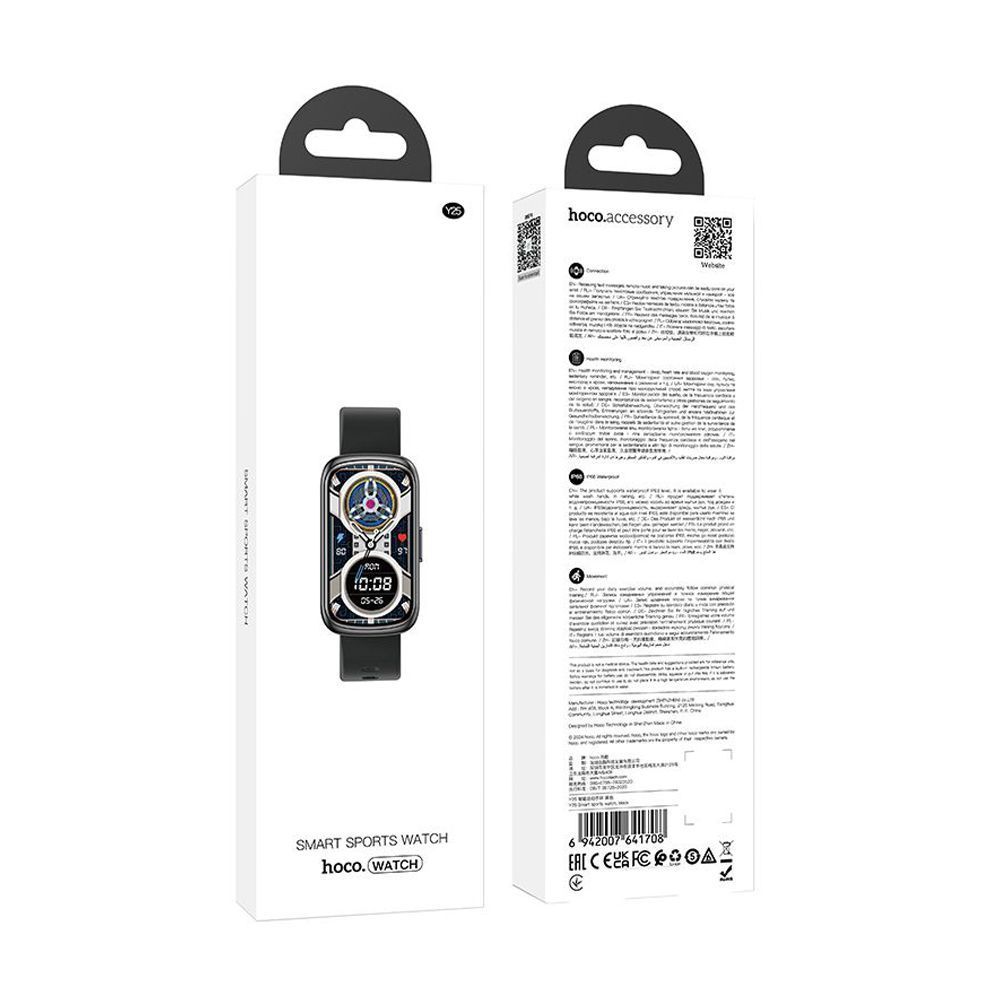 Smartwatch HOCO Y25 Μαύρο