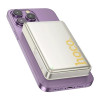 Ασύρματο Μαγνητικό Powerbank Hoco Q36A 10000mAh με stand 20W PD Γκρι