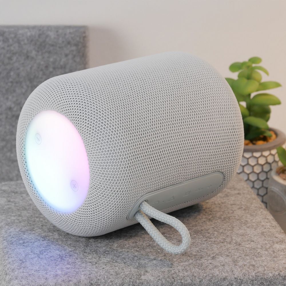 Hoco LED Bluetooth Ηχείο HC30 Γκρι