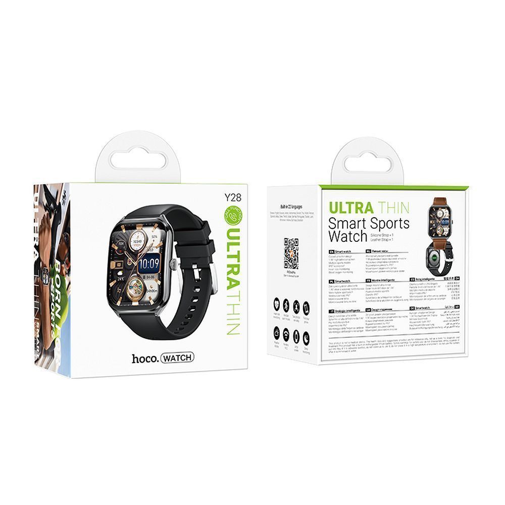 Smartwatch HOCO Y28 Μαύρο