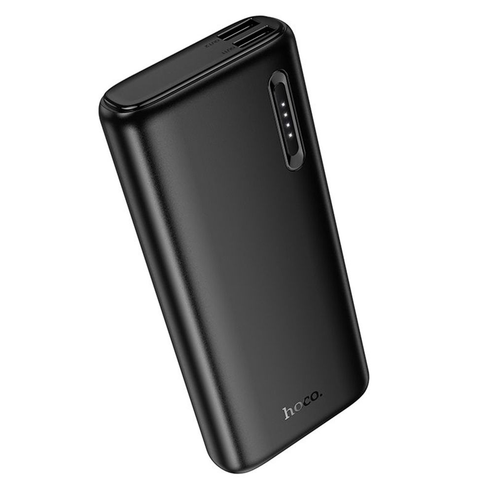 Powerbank Hoco J158A Runner 10000mAh με 2 Θύρες USB-A Μαύρο