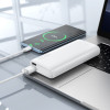 Powerbank Hoco J158A Runner 10000mAh με 2 Θύρες USB-A Λευκό