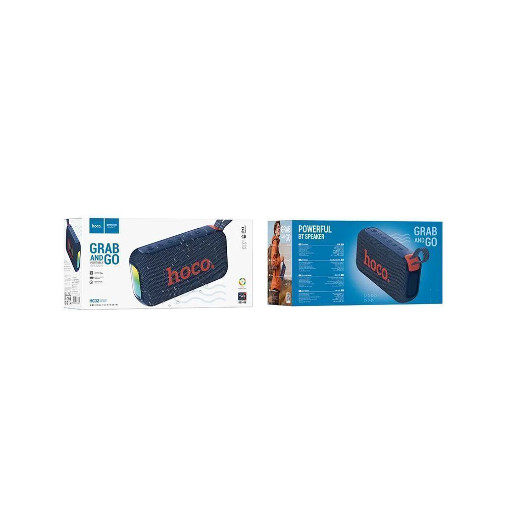 Hoco Grab and Go Bluetooth Ηχείο HC32 Μπλε Σκούρο