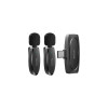 Yesido Ασύρματο Μικρόφωνο Πέτου KR13 2-σε-1 Type-C με Ai Noise Reduction Μαύρο