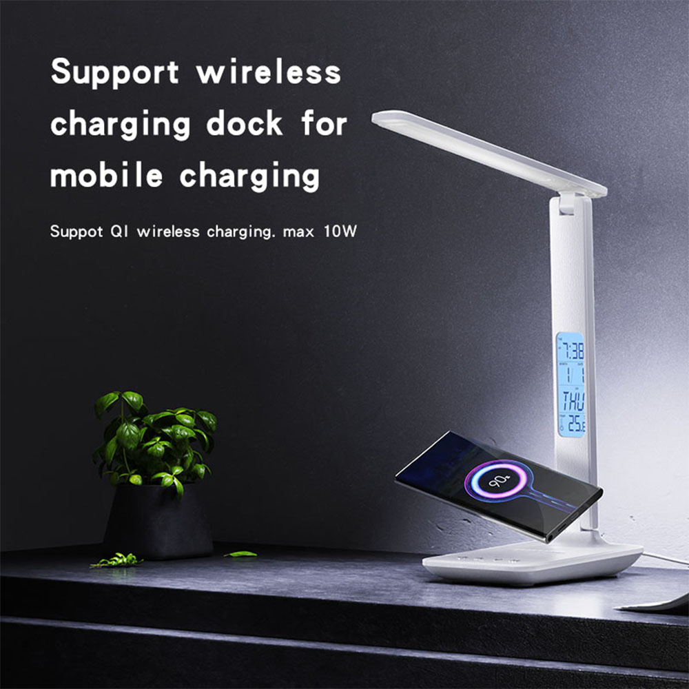 Βάση Ασύρματης Φόρτισης Yesido DS20 10W με LED Φωτισμό 5 Επιπέδων Λευκό