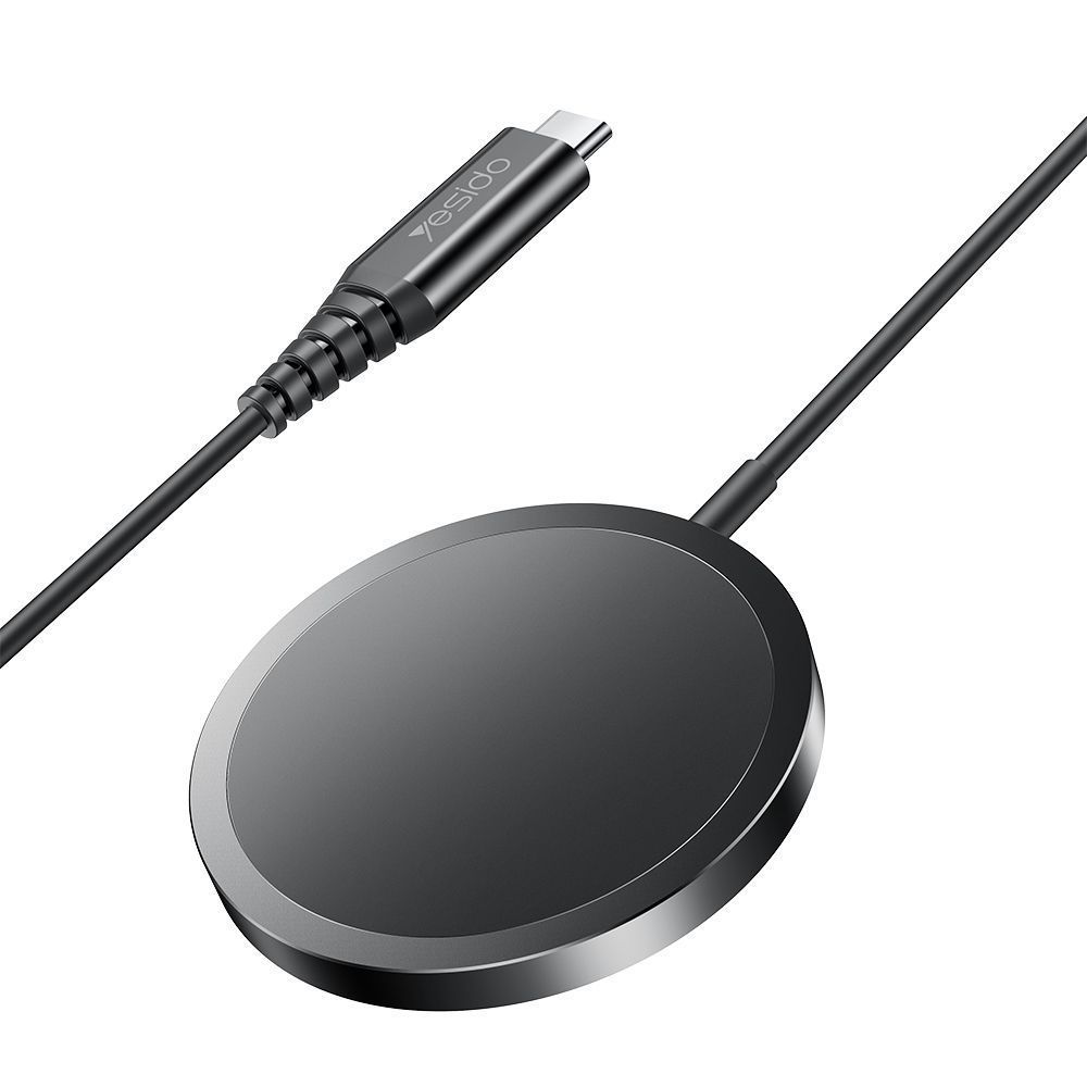 Ασύρματος Μαγνητικός Φορτιστής Yesido DS21 15W Qi Magsafe Μαύρο