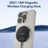 Ασύρματος Μαγνητικός Φορτιστής Yesido DS21 15W Qi Magsafe Μαύρο