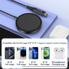 Ασύρματος Μαγνητικός Φορτιστής Yesido DS21 15W Qi Magsafe Μαύρο