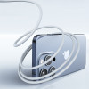 Καλώδιο Yesido CA163 Braided Type-C σε Type-C 60W 1.2m Λευκό
