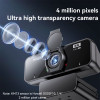 Yesido KM14 USB Webcam 2K 30FPS με Μικρόφωνο και Κάλυμμα Μαύρο
