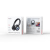 Bluetooth 5.3 Headset Yesido EP06 RGB On Ear με Ενσωματομένη Μπαταρία 400mah Μαύρο