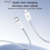 Καλώδιο Yesido CA170 Braided Type-C σε Lightning 27W 1.2m Λευκό