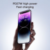 Καλώδιο Yesido CA171 Braided Type-C σε Lightning 27W 2m Λευκό