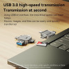Yesido GS23 4-in-1 OTG Card Reader 3.0 Ασημί