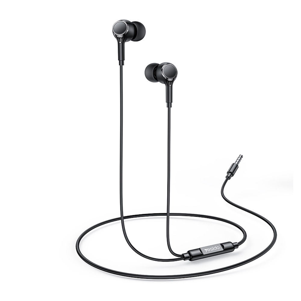Ακουστικά Yesido Heavy Bass YH53 Jack 3,5mm Μαύρο