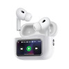 Ακουστικά Bluetooth Yesido TWS29, ANC & ENC με Θήκη Φόρτισης & Οθόνη Λευκό