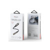 Καλώδιο Ήχου Yesido YAU45 Lightning σε 3.5mm Jack 13cm Μαύρο