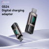 Αντάπτορας Yesido GS24 Type-C σε Type-C 100W με Ψηφιακή Ένδειξη Μαύρο