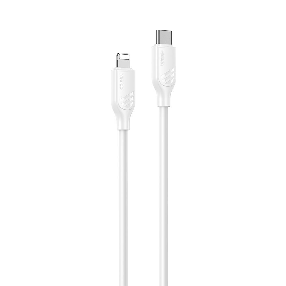 Καλώδιο Yesido CA176 Type-C σε Lightning 27W 1m Λευκό