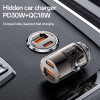 Φορτιστής Αυτοκινήτου Yesido Y68 USB-A + USB-C 30W Μαύρο