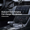 Φορτιστής Αυτοκινήτου Yesido Y68 USB-A + USB-C 30W Μαύρο