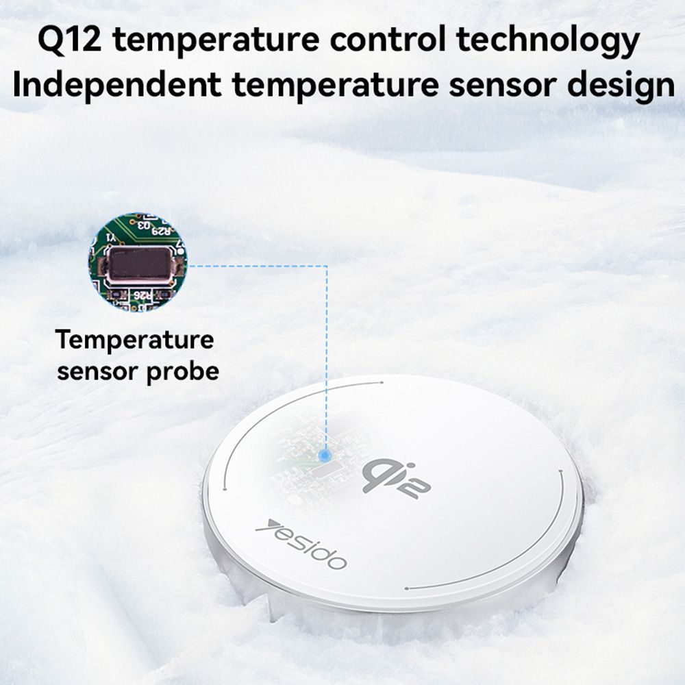 Ασύρματος Μαγνητικός Φορτιστής Yesido DS24 15W Qi2.0 Λευκό