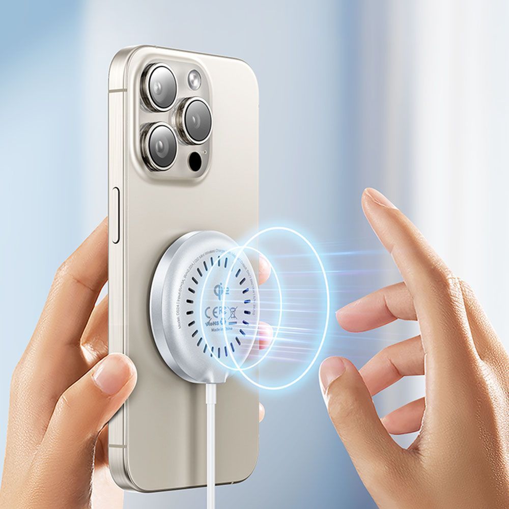 Ασύρματος Μαγνητικός Φορτιστής Yesido DS24 15W Qi2.0 Λευκό