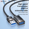 Καλώδιο Yesido GS26 USB 2.0 Male - USB 2.0 Female 1.5m Μαύρο