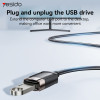 Καλώδιο Yesido GS26 USB 2.0 Male - USB 2.0 Female 1.5m Μαύρο