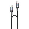 Καλώδιο Yesido CA185 Braided Type-C σε Type-C 240W 1.2m Μαύρο
