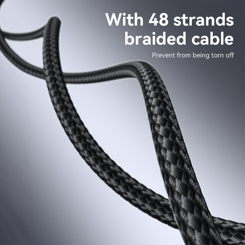 Καλώδιο Yesido CA185 Braided Type-C σε Type-C 240W 1.2m Μαύρο