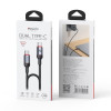 Καλώδιο Yesido CA185 Braided Type-C σε Type-C 240W 1.2m Μαύρο