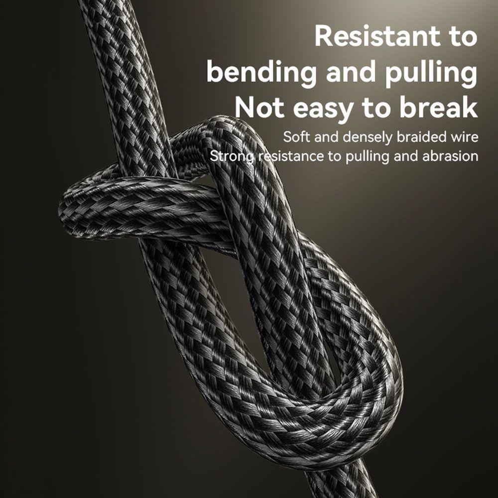 Καλώδιο Yesido CA132C Braided USB-A σε Type-C 18W 1.2m Μαύρο