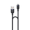 Καλώδιο Yesido CA132L Braided USB-A σε Lightning 12W 1.2m Μαύρο