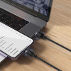 Καλώδιο Yesido CA132L Braided USB-A σε Lightning 12W 1.2m Μαύρο